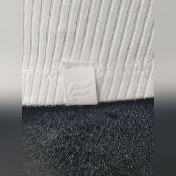 Fabletics Ribbed Tank Top White- Small - Picture 5 of 5